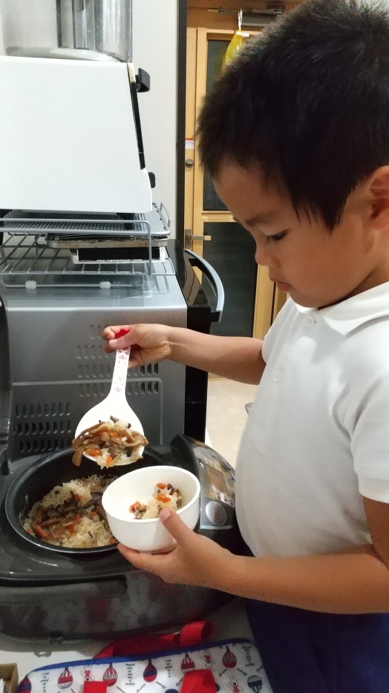 炊けた！