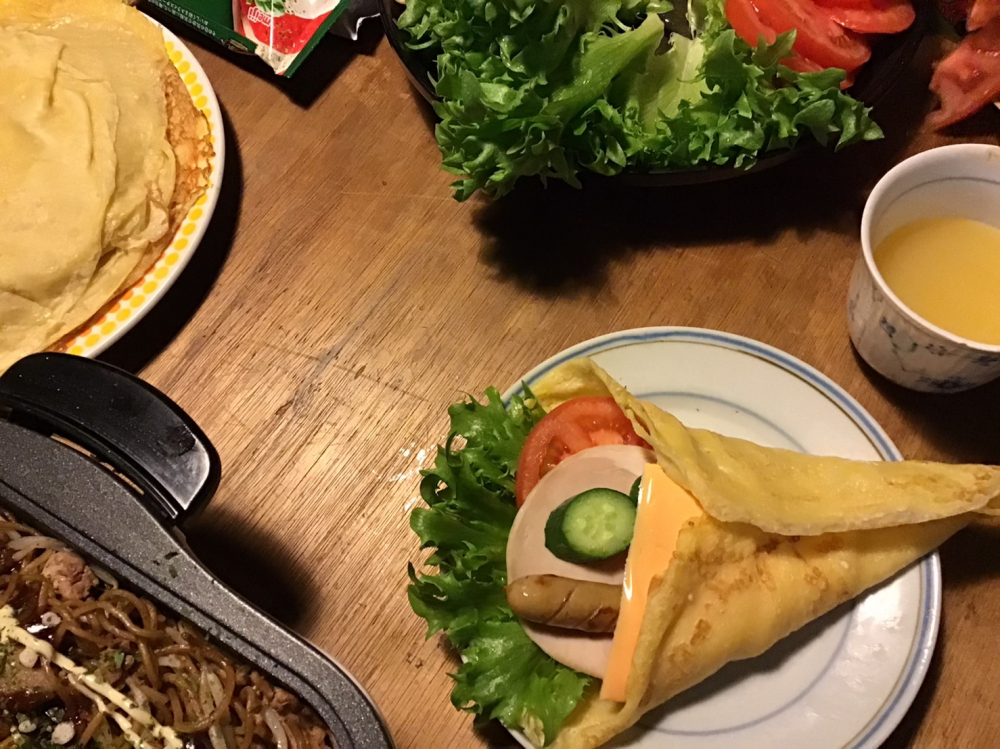野菜クレープ
