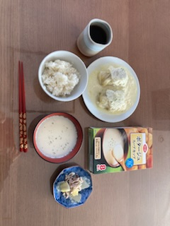 健康診断の後のご馳走