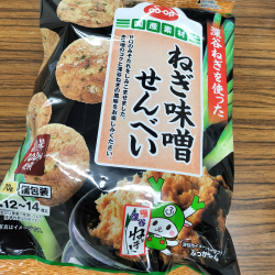 ねぎ味噌せんべい