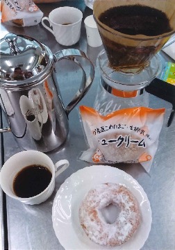 こめたまご・生協牛乳を使ったスイーツ&おいしい珈琲のいれ方
【岡山東エリア日生コープ委員会】