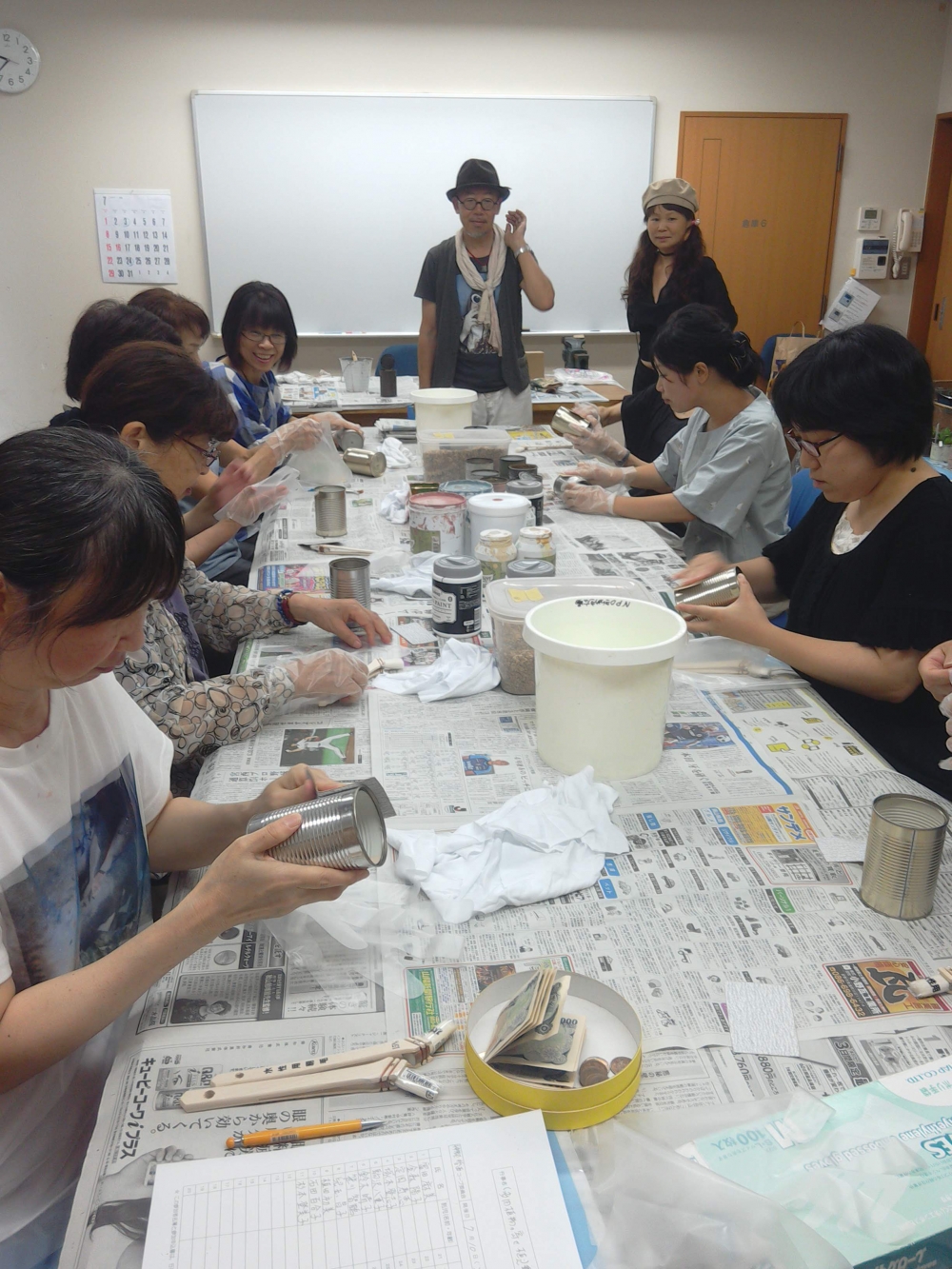リメイク缶で多肉植物を寄せ植えしよう
【備北エリア神郷 哲西コープ委員会】