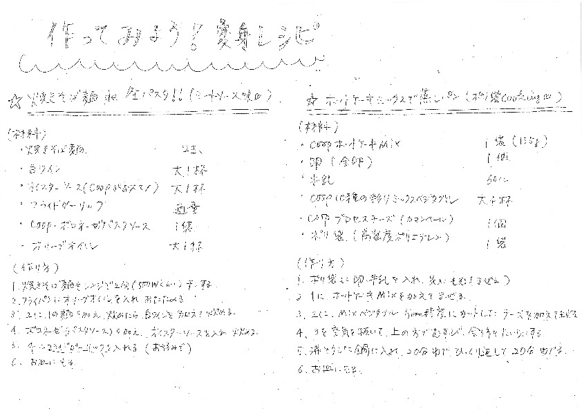 知っ得カフェin鴨方～作ってみよう変身レシピ～
【井笠エリアあつまれなかまＰＪ】