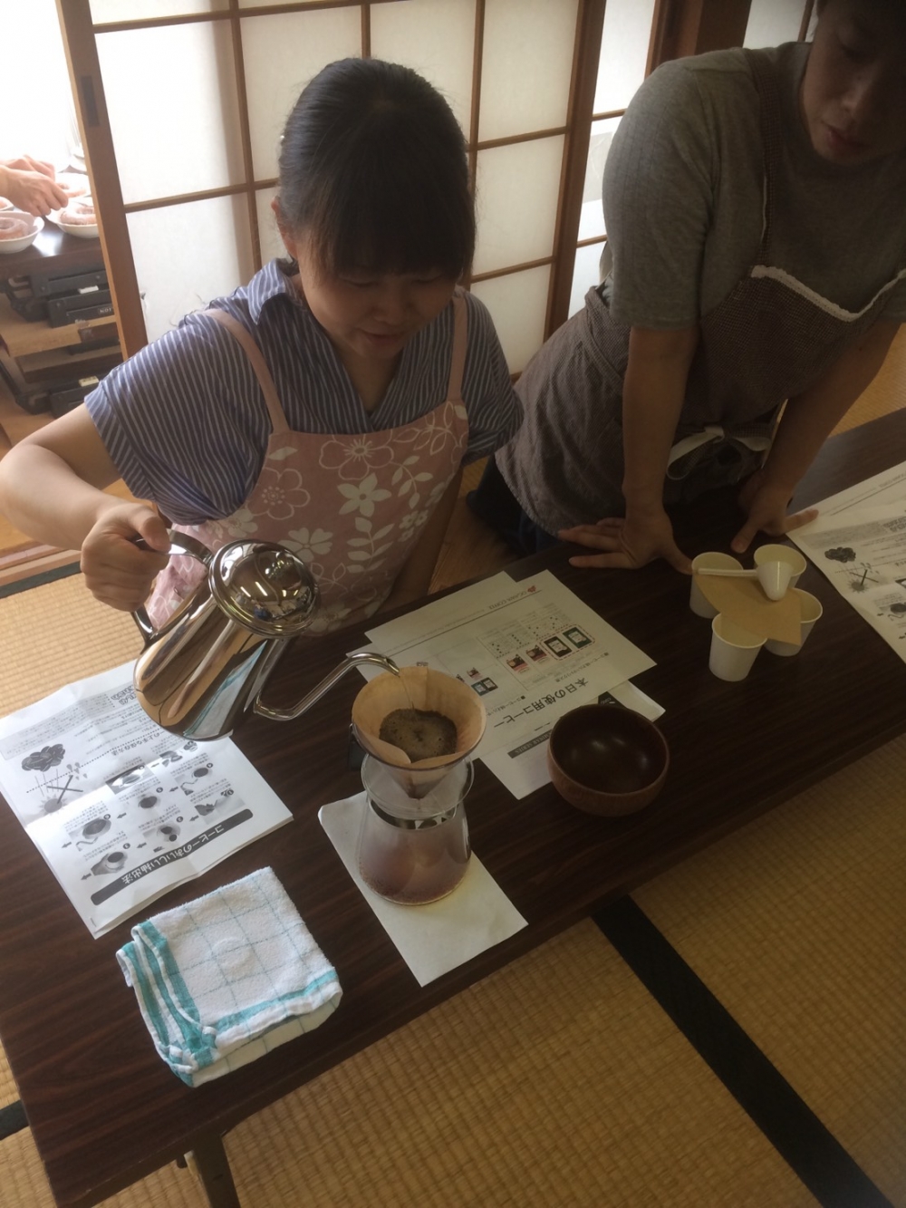 「こめたまご・生協牛乳をつかったスイーツ&おいしい珈琲の入れ方」セミナー
【岡山東エリア政田コープ委員会】