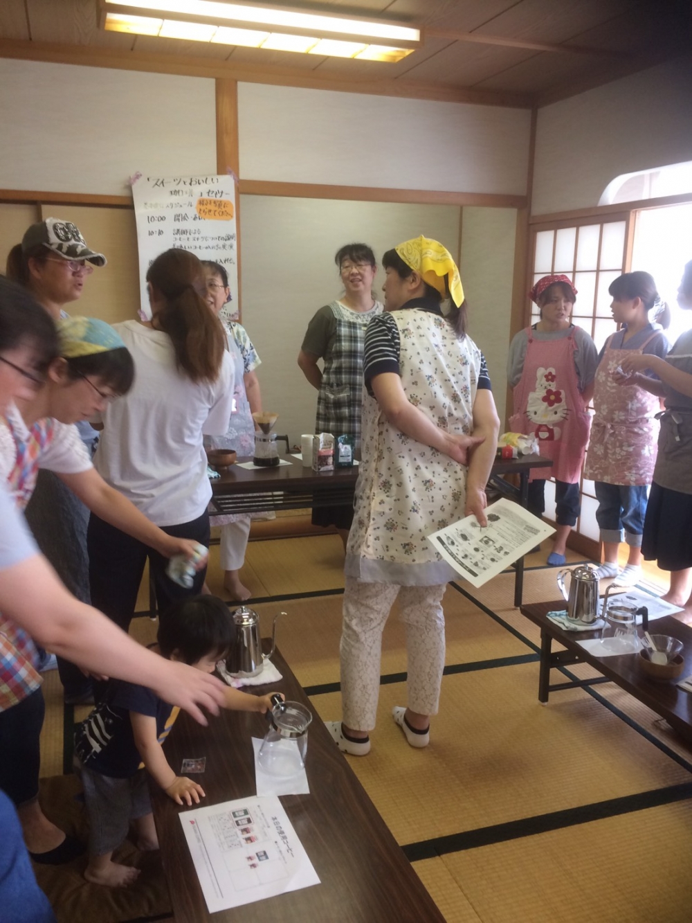 「こめたまご・生協牛乳をつかったスイーツ&おいしい珈琲の入れ方」セミナー
【岡山東エリア政田コープ委員会】