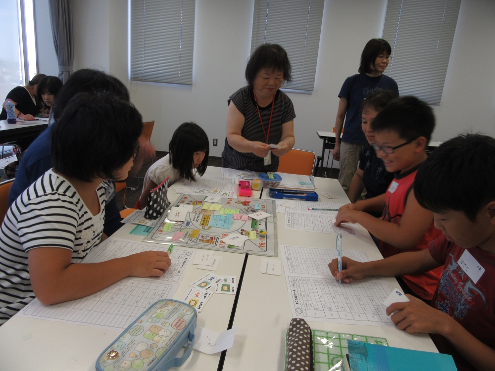 親子企画 おこづかいゲーム
【倉敷エリアイキイキPJ】