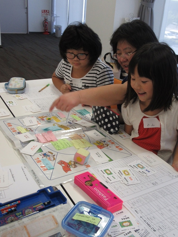 親子企画 おこづかいゲーム
【倉敷エリアイキイキPJ】