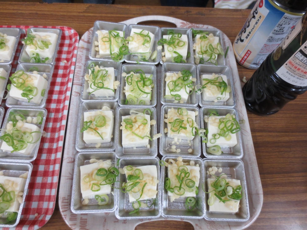 国産100%フクユタカ充てん豆腐学習会
【岡山西エリア商品PJ】