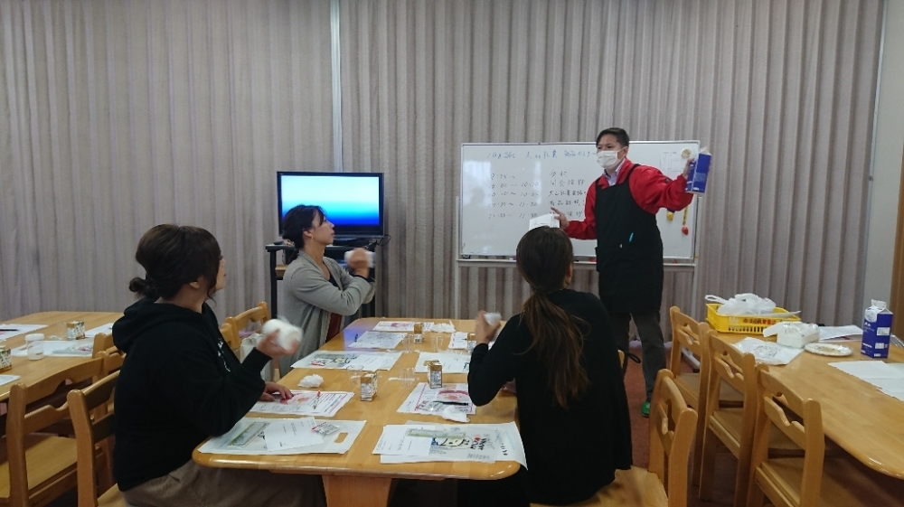 大山乳業商品セミナー
【岡山東エリア浮田・城東台コープ委員会】