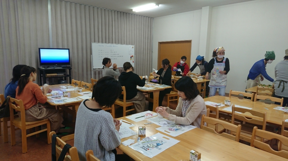大山乳業商品セミナー
【岡山東エリア浮田・城東台コープ委員会】