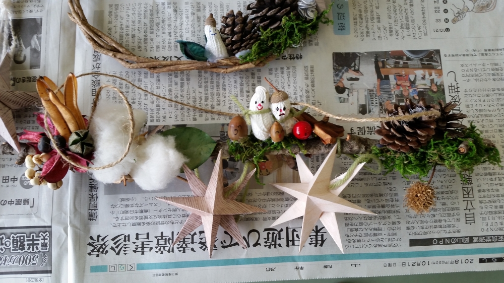 今年はひと味ちがうXmasオーナメントを作ろう!
【岡山西エリア芳泉南コープ委員会】