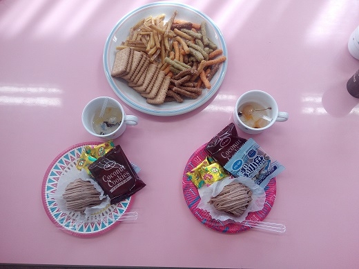 ♪コープ商品でお茶会♪
【岡山西エリア牧石南コープ委員会】