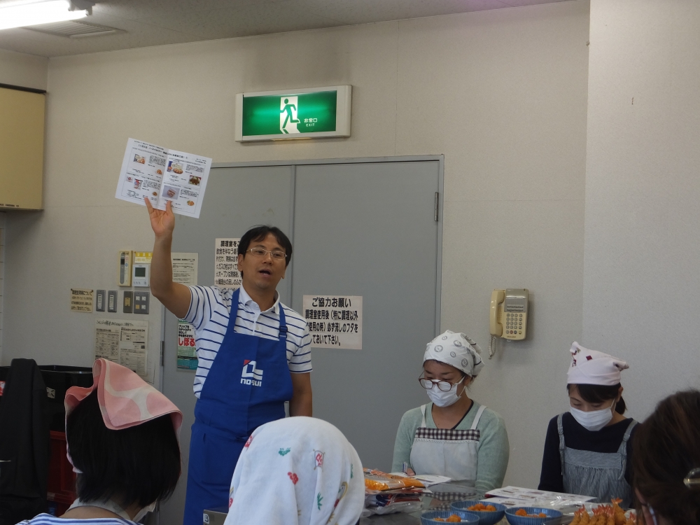 ノースイさんによる商品セミナー
【備北エリア総社中央コープ委員会】