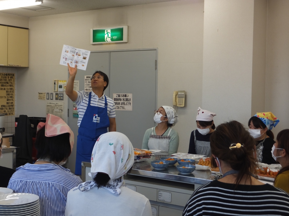ノースイさんによる商品セミナー
【備北エリア総社中央コープ委員会】