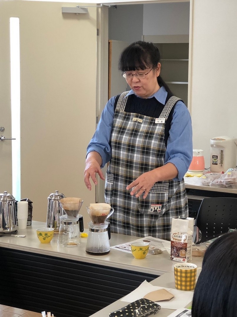 『こめたまごと生協牛乳』を使ったスイーツ&おいしいコーヒーのいれ方
【井笠エリア寄島コープ委員会】