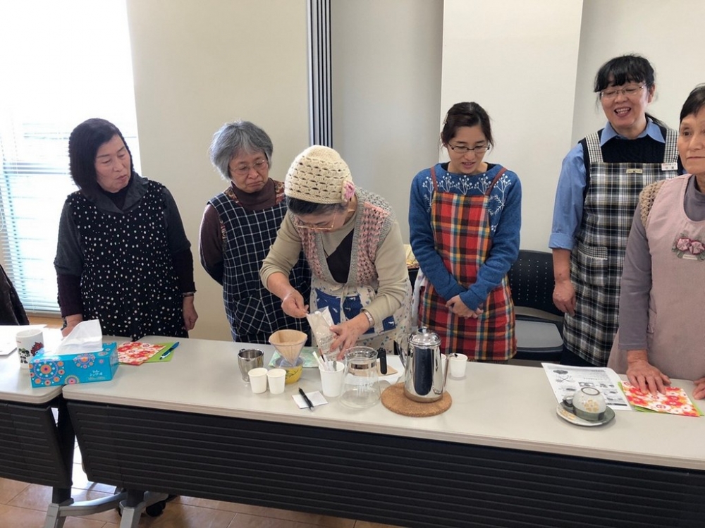 『こめたまごと生協牛乳』を使ったスイーツ&おいしいコーヒーのいれ方
【井笠エリア寄島コープ委員会】