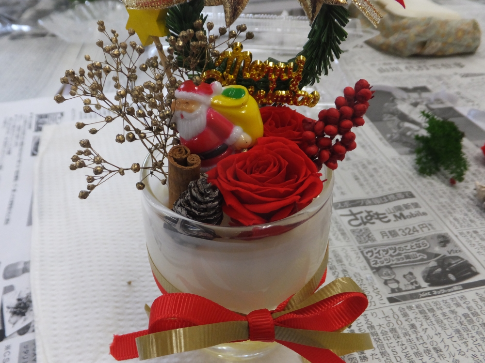 アロマワックスカップ作り&年末おすすめ商品の試食
【備北エリア総社東コープ委員会】