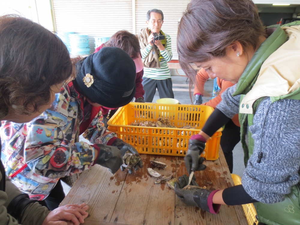 邑久町生ガキ産地見学~産地でカキについて学び、おいしさを実感しよう!!~
【岡山西エリア商品PJ】