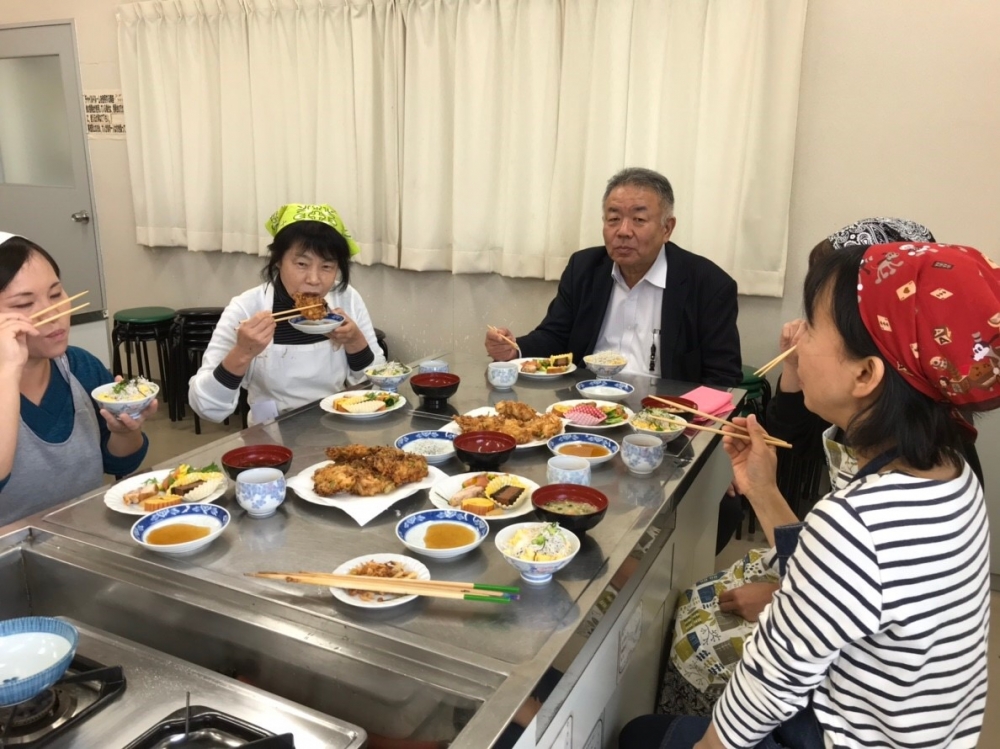 (有)カネモさんによる商品セミナー　釜あげしらす丼～漁獲から加工まで～
【備北エリア清音コープ委員会】
