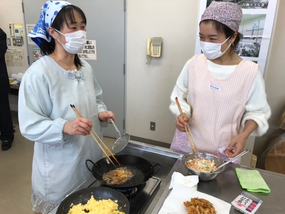 (有)カネモさんによる商品セミナー　釜あげしらす丼～漁獲から加工まで～
【備北エリア清音コープ委員会】