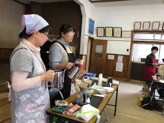 こめたまご、生協牛乳を使ったスイーツ&おいしい珈琲のいれ方
【岡山西エリア牧石北コープ委員会】
