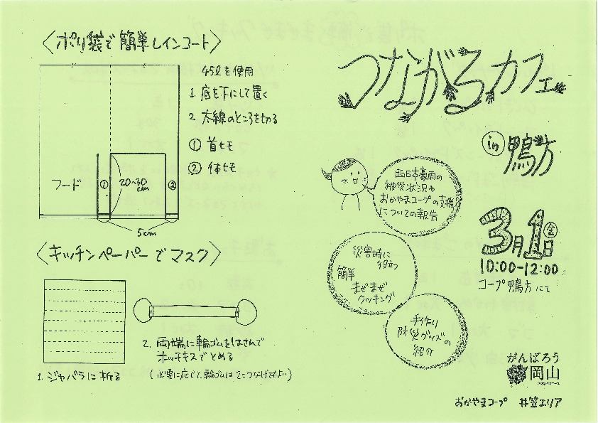 つながるカフェin鴨方
【井笠エリアくらし・環境ＰＪ】