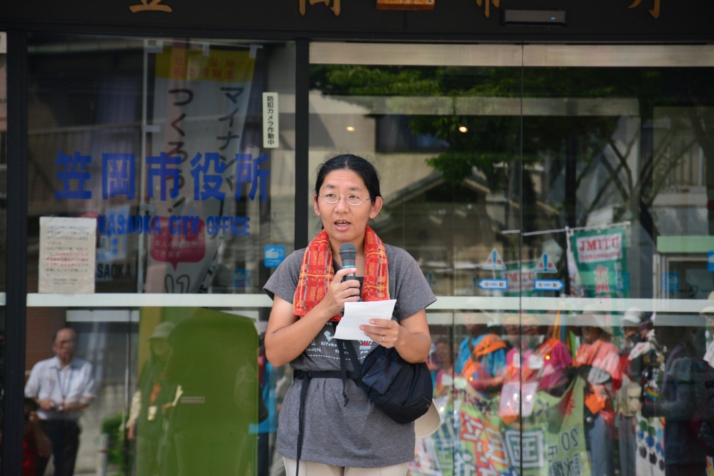 平和行進
【井笠エリア平和、国際協力支援ＰＪ】