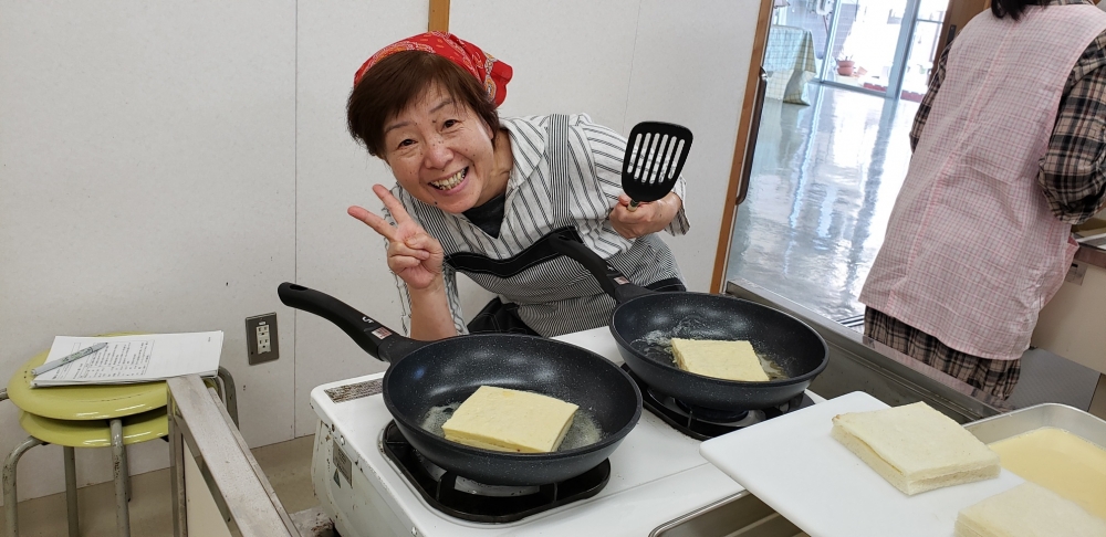クロックムッシュを作って食べよう!
【備北エリア新見南コープ委員会】