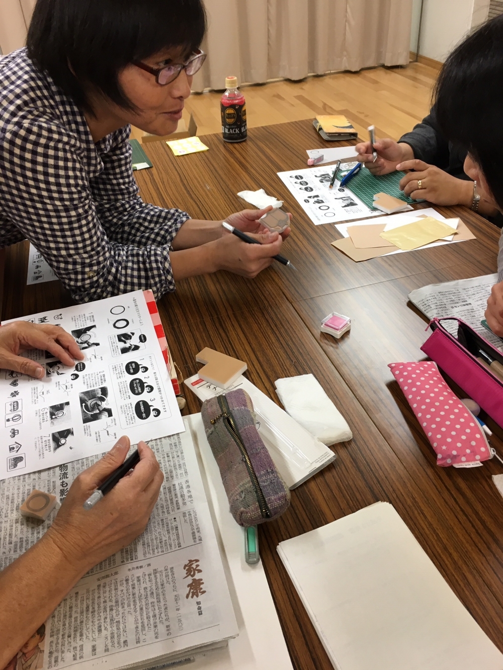 消しゴムはんこづくり
【岡山東エリア三勲北コープ委員会】