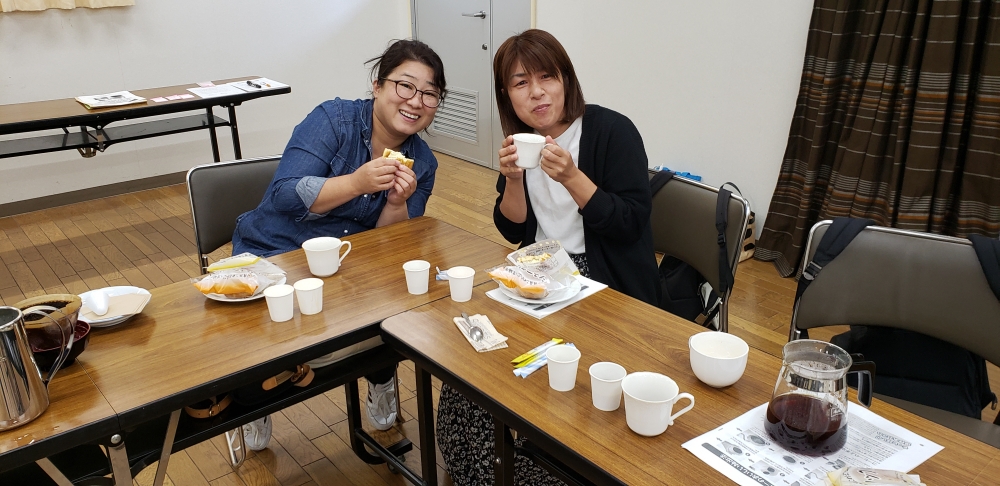 こめたまご・生協牛乳を使ったスイーツ＆おいしい珈琲のいれ方
【井笠エリア六条院コープ委員会】