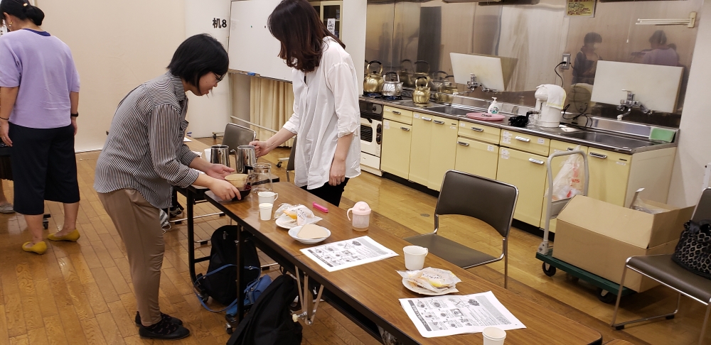 こめたまご・生協牛乳を使ったスイーツ＆おいしい珈琲のいれ方
【井笠エリア六条院コープ委員会】