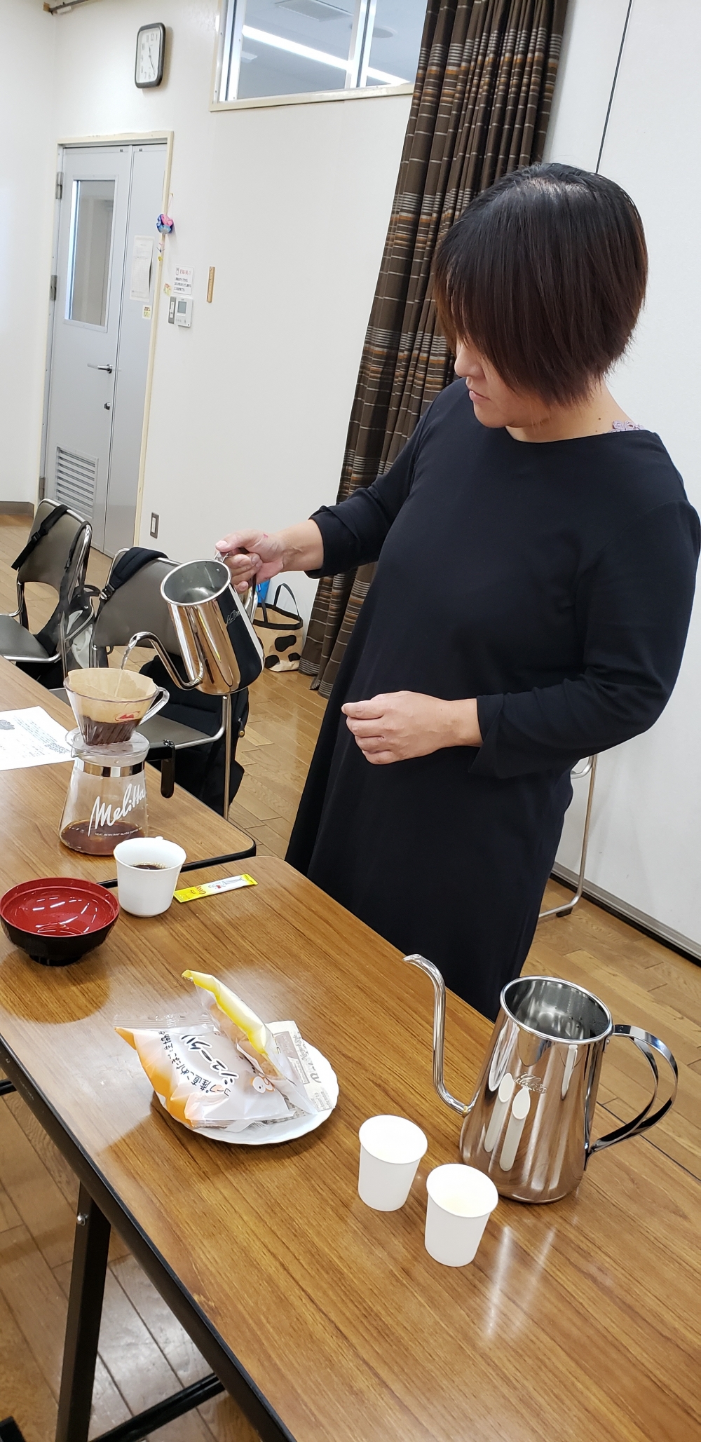 こめたまご・生協牛乳を使ったスイーツ＆おいしい珈琲のいれ方
【井笠エリア六条院コープ委員会】