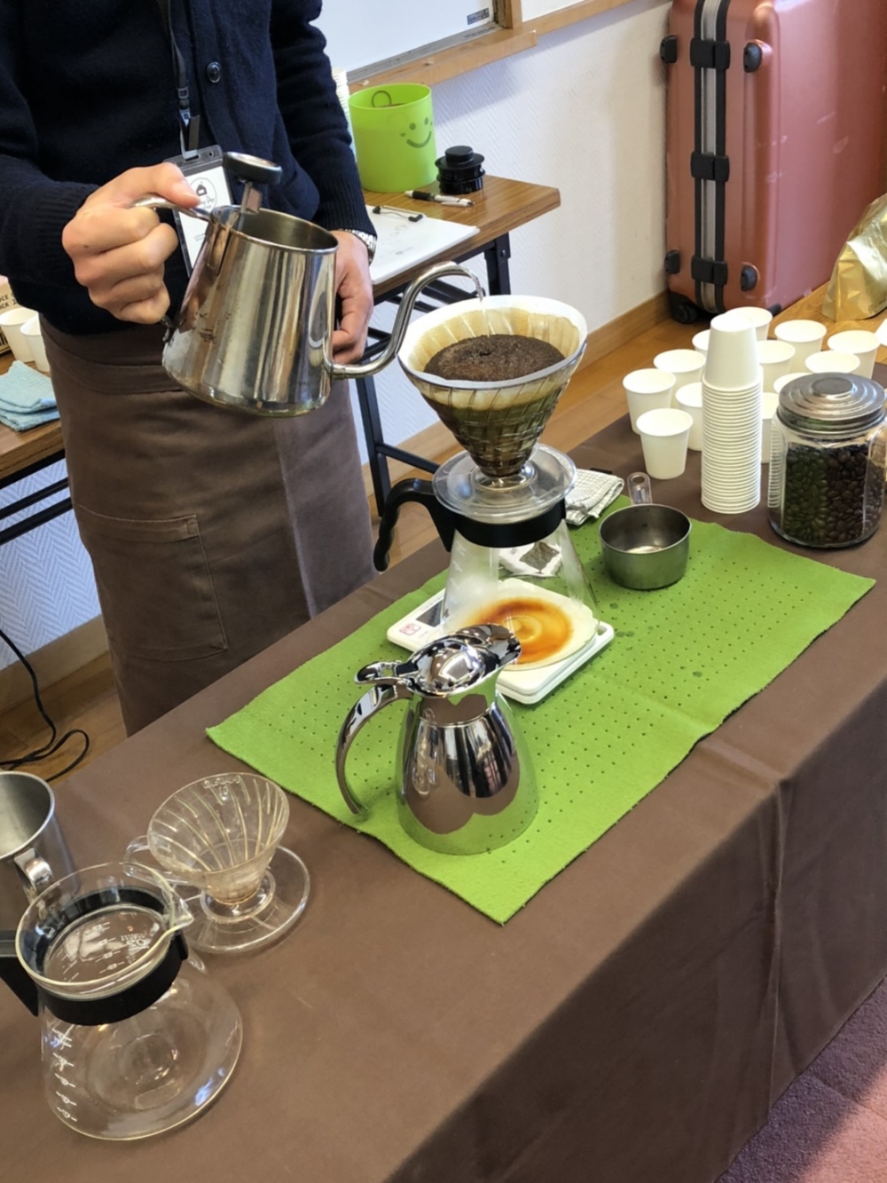 コーヒーのおいしい淹れ方講座
【岡山西エリア横井コープ委員会】