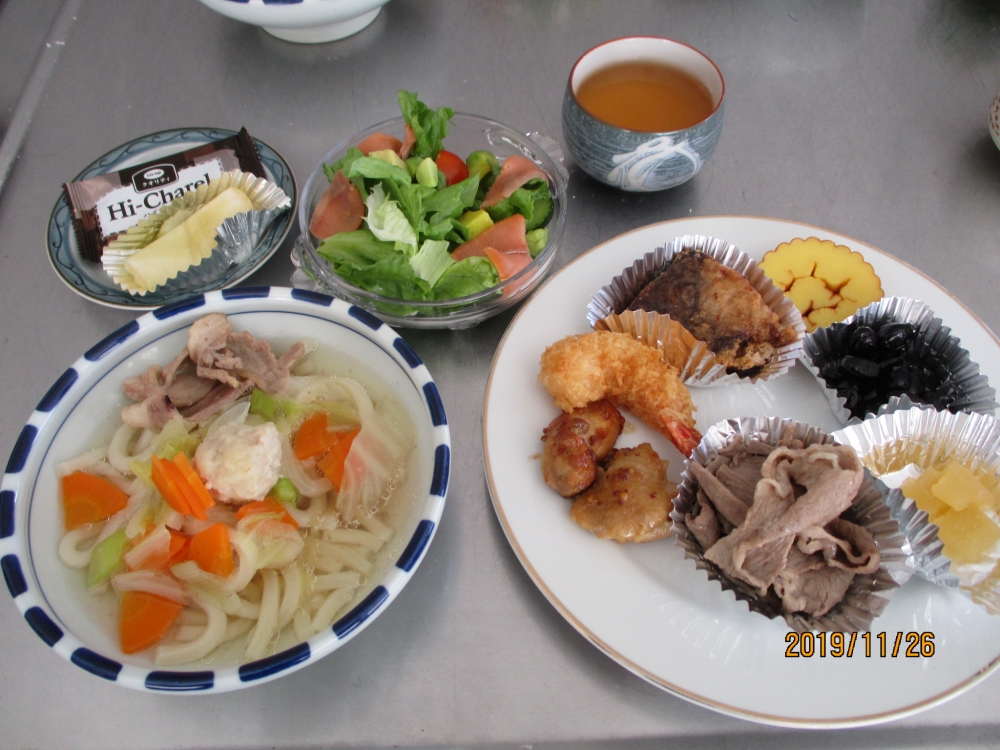 年末・迎春商品の試食とお知らせ
【備北エリア総社阿曽コープ委員会】