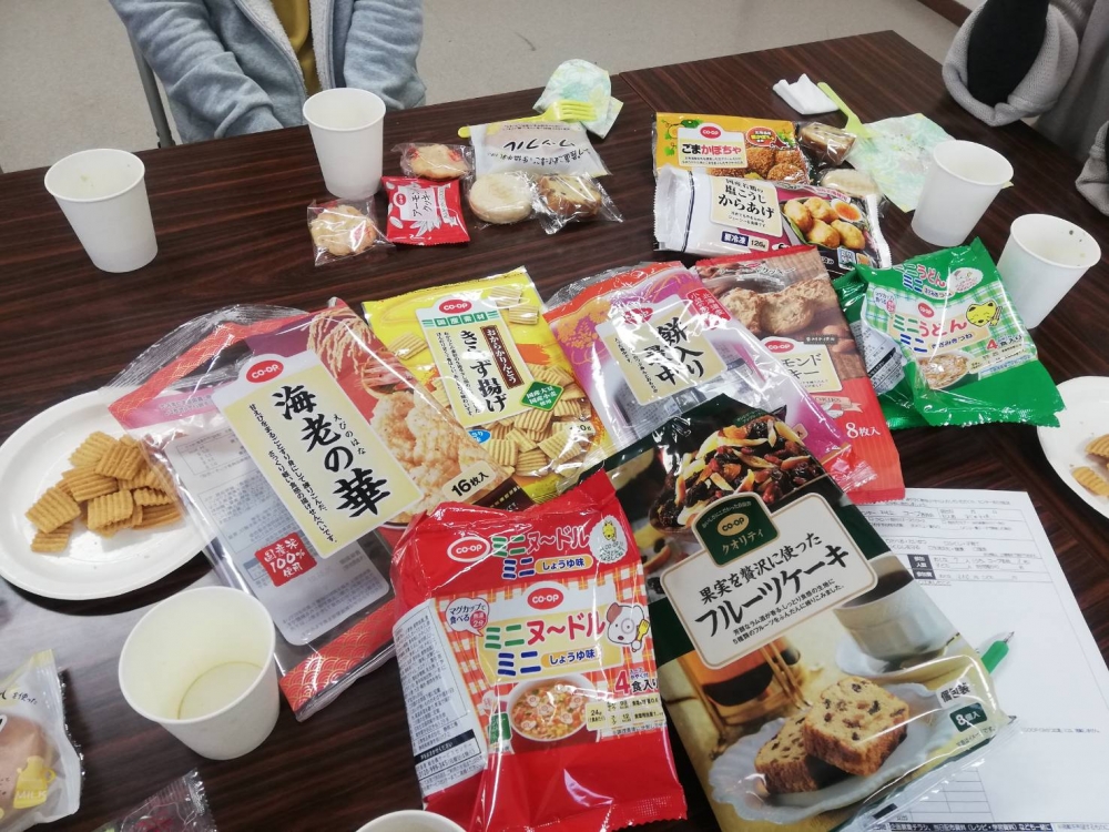 気になるコープ商品を囲っておしゃべりしよう!!
【岡山西エリア桃丘コープ委員会】
