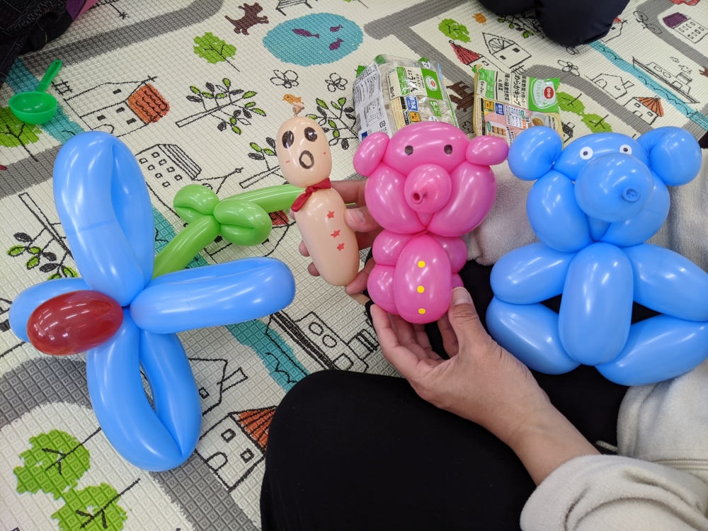 Tam Tam 特別企画 子どもと一緒に遊ぼう!!～バルーンアート『ふわふわ』さんがくるよ～
【岡山西エリア子育てサポート委員会】