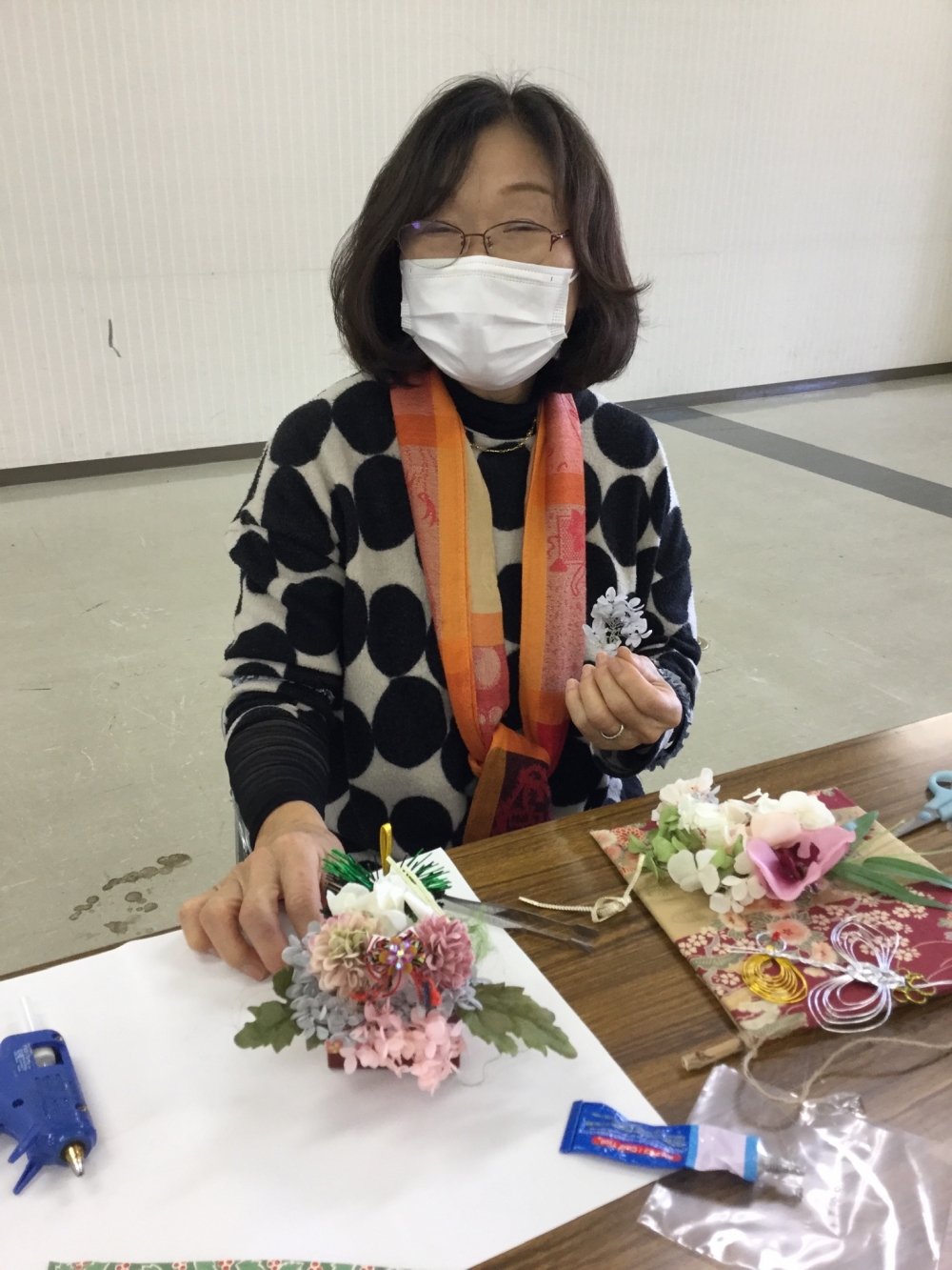 お正月アレンジをつくろう
【美作エリア作東コープ委員会】