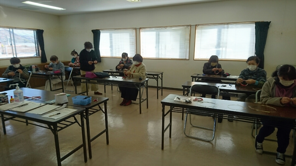 水引のドア飾りを作ろう♡
【岡山西エリア建部南コープ委員会】