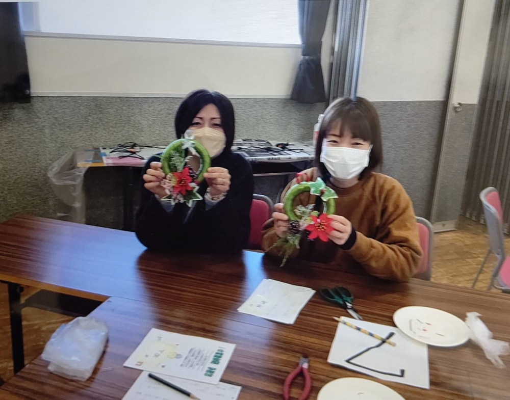 アーティフィシャルフラワーでクリスマスを彩ろう
【倉敷エリア活動応援PJ】