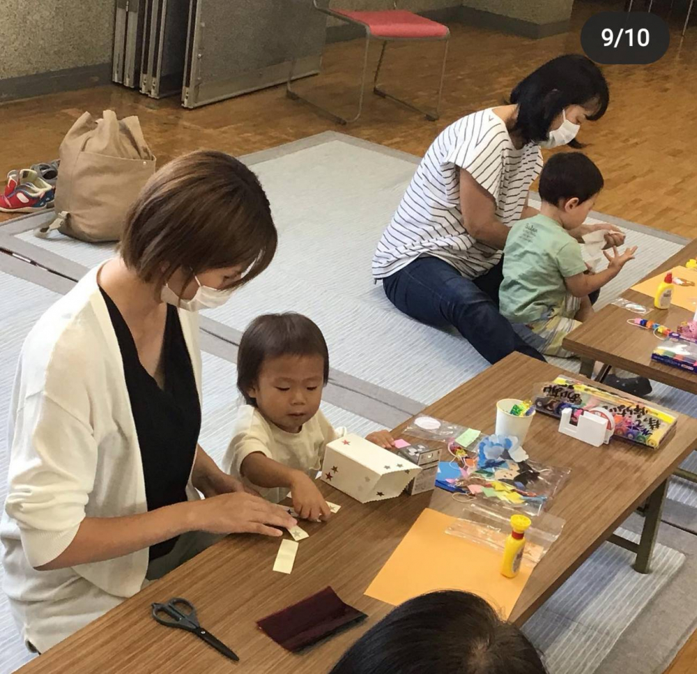 親子で楽しい七夕飾りを作ろう～願いを届けよう～♡
【倉敷エリア子育て応援PJ】