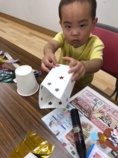 親子で楽しい七夕飾りを作ろう～願いを届けよう～♡
【倉敷エリア子育て応援PJ】