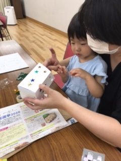 親子で楽しい七夕飾りを作ろう～願いを届けよう～♡
【倉敷エリア子育て応援PJ】