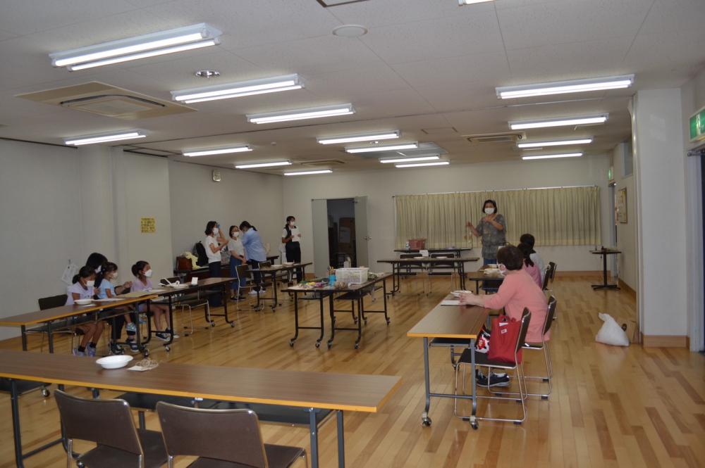 SDGs!廃材を利用してプリザーブドフラワーモビールを作ろう【倉敷エリア老松南コープ委員会】