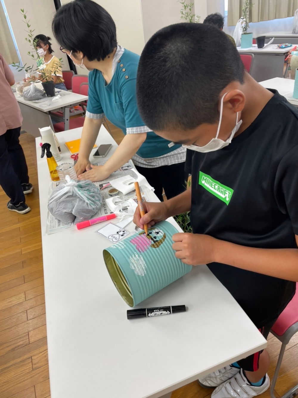 夏休み親子企画　平和への願いを込めて・・・
【備北エリアアースラブPJ】