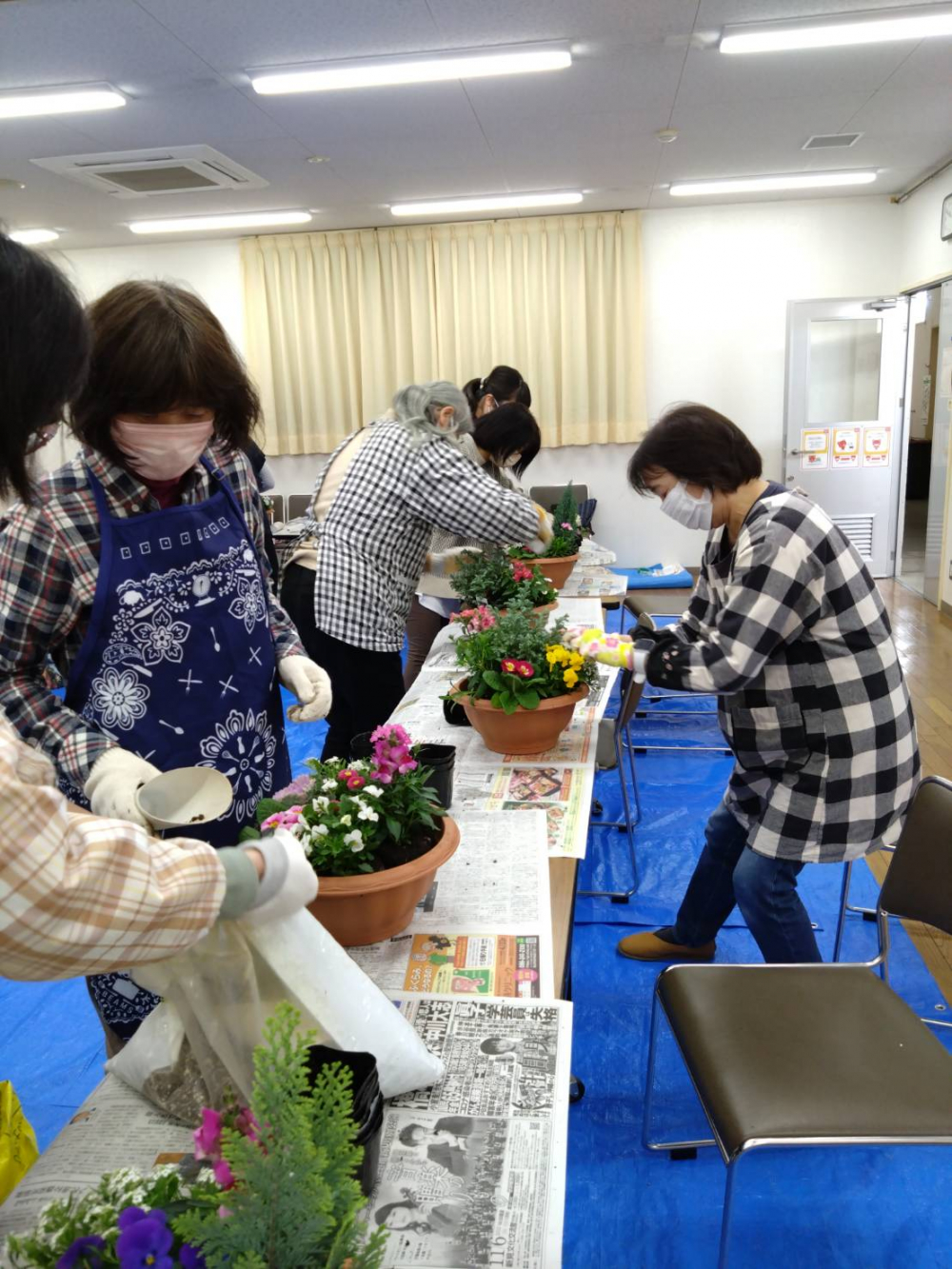 ハッピーガーデニング　クリスマス～お正月を華やかに彩ろう
【井笠エリア鴨方東コープ委員会】