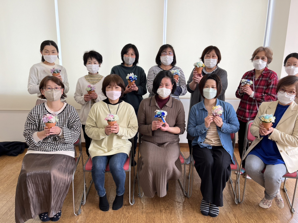プリザーブドフラワー　小物作り
【岡山西エリア東畦コープ委員会】