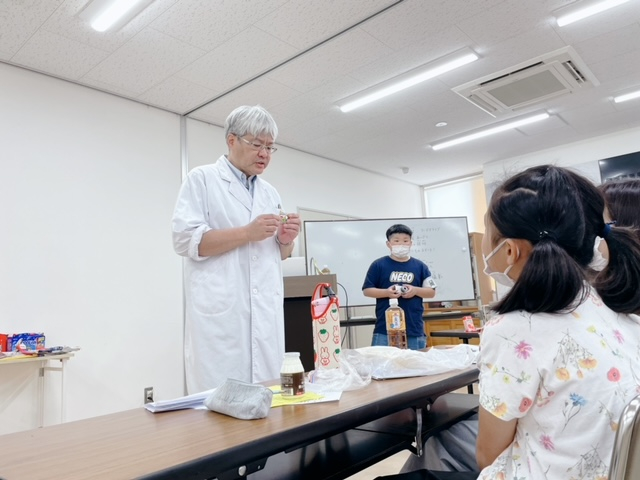 教えて!桑守先生　親子で学ぼうおやつのえらびかた～よく見て買い物してみよう～
【美作エリアたべるたいせつと商品PJ】