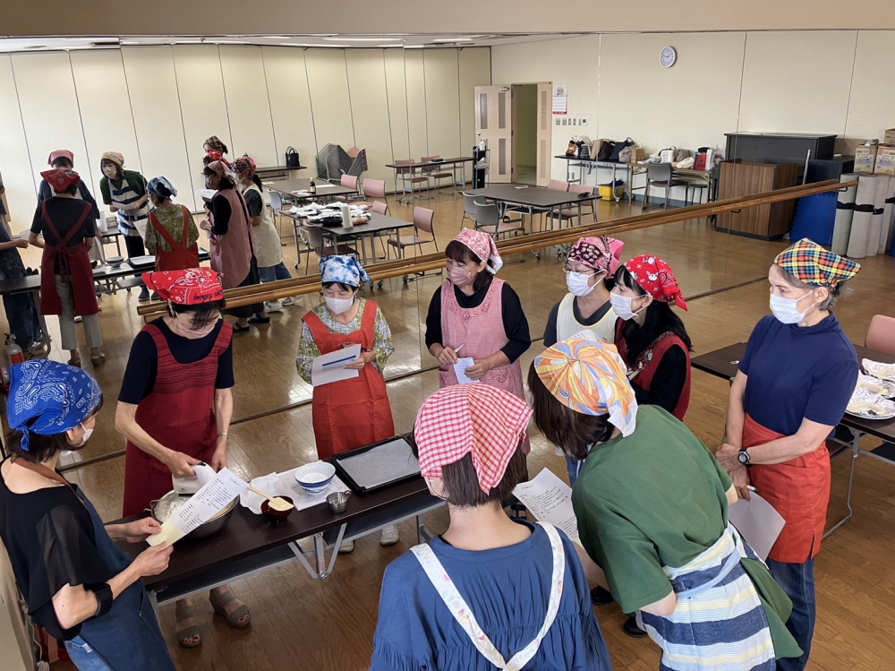 米粉を使ってお好み焼きとブッセを作ってみませんか
【岡山西エリア大元コープ委員会】