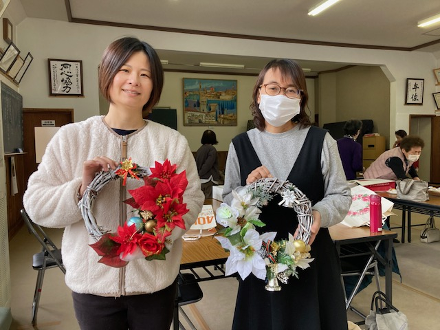 クリスマスリースを作ります!
【岡山西エリア牧石コープ委員会】