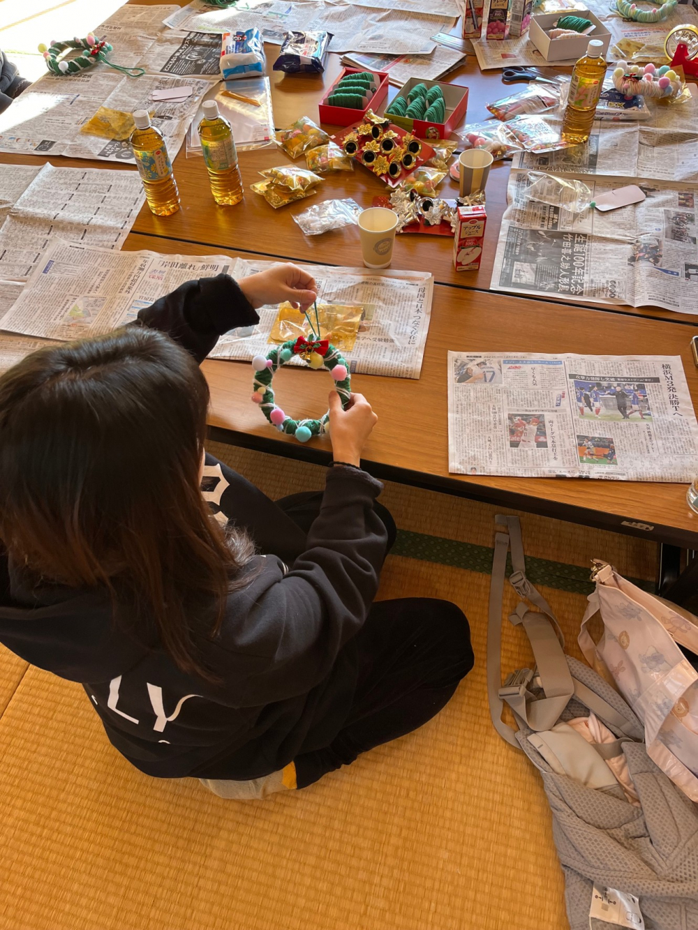 X'masリース作り
【岡山西エリア福島コープ委員会】
